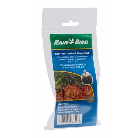 Rain Bird 1 ports Drip Irrigation Manifold MANIFRE1S